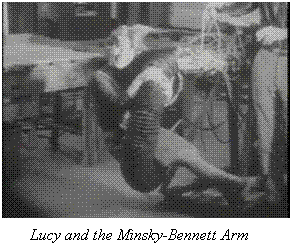 Text Box: Lucy and the Minsky-Bennett Arm