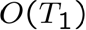 O(<i>T<\i>_1)